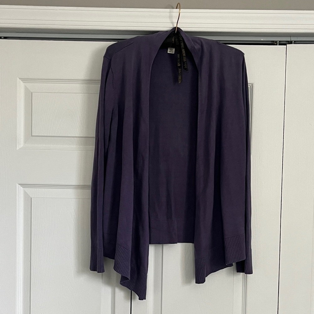 Coldwater Creek Purple Cardigan
